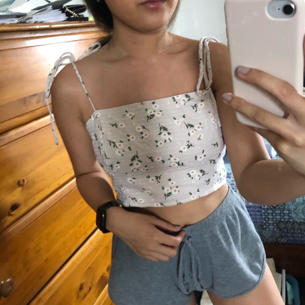 Forever 21 Tie Strap Top